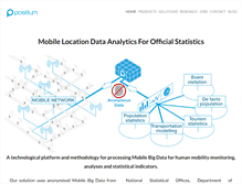 Tablet Screenshot of positium.com